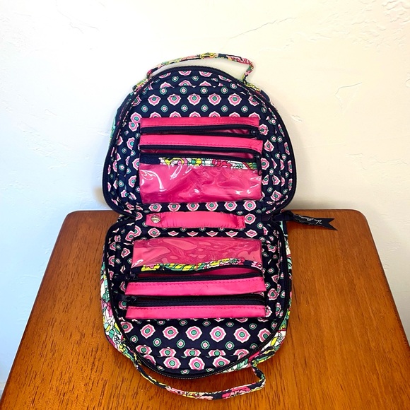 Vera Bradley Travel Jewelry Organizer Petal Paisley Retired Pattern Summer - Picture 3 of 4